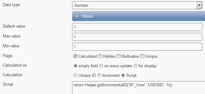 IncrementedID as Number